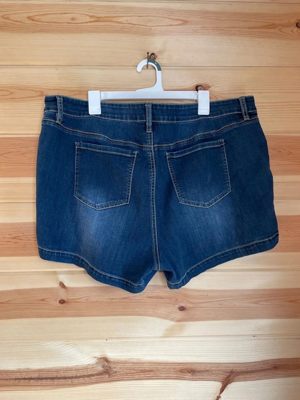 Dark Blue Denim Women's Shorts